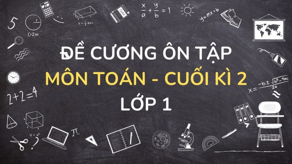 Đề cương ôn tập cuối kì 2 môn Toán lớp 1