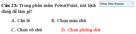 Đề cương ôn thi học kì 2 môn Tin học lớp 3 năm 2021-2022 (Có đáp án) 15