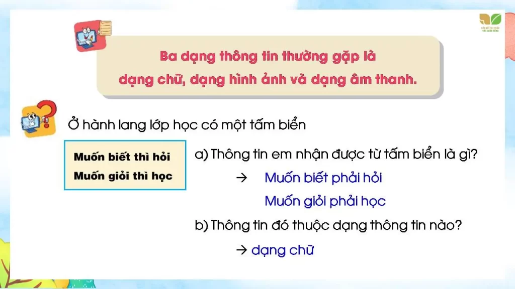 Bài giảng điện tử Tin học 3 Sách kết nối tri thức với cuộc sống 10 Bài giảng điện tử Tin học 3 Sách kết nối tri thức với cuộc sống