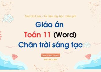 Giáo án Toán 11 Chân trời sáng tạo theo công văn 5512